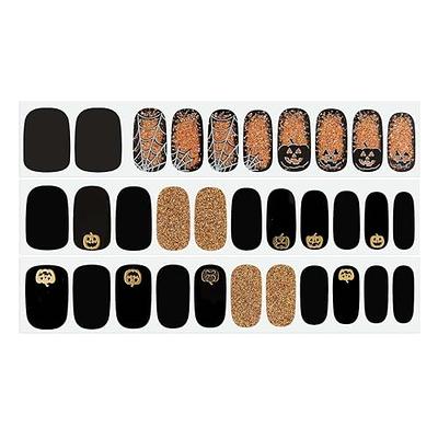  DANNEASY 8 Sheets Retro Nail Stickers Metallic Nail