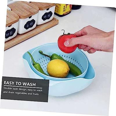 1pc Salad Cutting Bowl, Vegetable & Fruit Slicer, Multi-functional Drain  Basket & Fruit Washing Basket Set