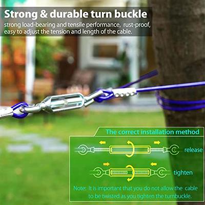  100ft Dog Tie Out Aerial Run Trolley System - Heavy