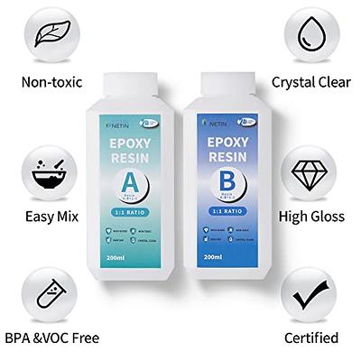 Clear Pour 32oz Clear Epoxy Resin Kit for Art, Jewelry, Craft, Wood & Resin  Molds