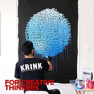 Krink K-60 Black Paint Marker - Vibrant and Opaque Fine Art Graffiti  Markers for Canvas Metal Glass Paper and More - Alcohol-Based Permanent  Graffiti