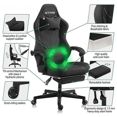 Big & Tall Fabric Office Chair with Lumbar Support