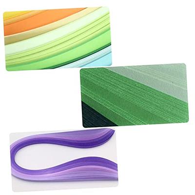 8pcs Paper Strips Quilling Slotted Needle Pens Curling Rolling Tool, 4  Colors