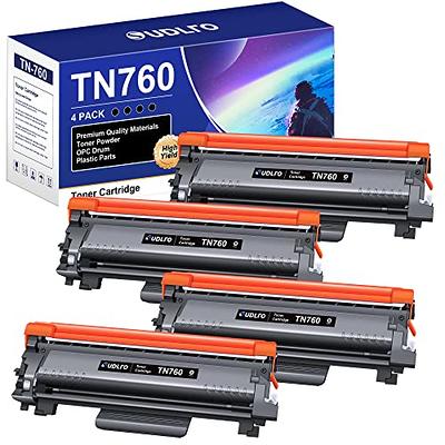 TN760 Toner for Brother Printer Toner TN-730/TN-760 Compatible Replacement  for Brother TN760 TN 760 TN730 TN-760 Toner Cartridge Black High Yield for