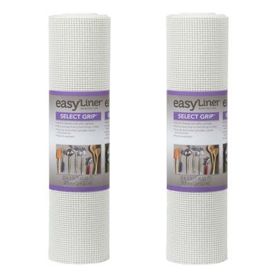 Duck Brand Select-Grip Easyliner Non-Adhesive Shelf and Drawer Liners, 20 x 24', Brownstone, Pack of 2 Rolls