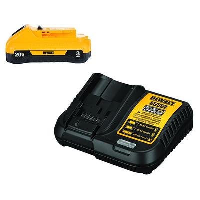 DeWalt DCE512BW240C 20V Max Jobsite Fan, (1) 20V Max Compact Lithium-Ion 4.0Ah Battery, and 12V-20V Max Charger