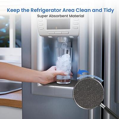 2Pcs Refrigerator Drip Catcher Refrigerator Drip Trays Refrigerator Water  Drip Catcher Mini Fridge Drip Tray 