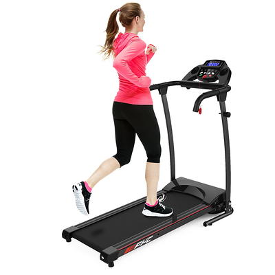 Folding Treadmill 2.5Hp 12Km/H, Foldable Home Fitness Equipment with Lcd  for Walking & Running, Cardio Exercise Machine - Yahoo Shopping