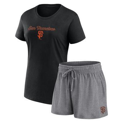 San Francisco Giants Fanatics Branded Women's Fan T-Shirt Combo Set - Black/ Orange