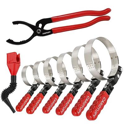 HORUSDY 12 Adjustable Oil Filter Pliers, Adjustable Oil Filter Wrench  Removal Tool