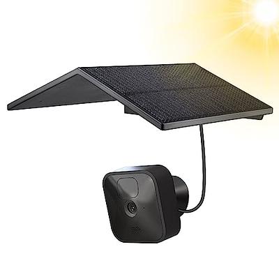 Solar Panel Compatible with Blink Outdoor, Blink (3rd Gen) & Blink XT2/XT  Camera, Built-in 5000mAh Rechargeable Battery for Security Camera Outdoor( Camera not Included)(Black) - Yahoo Shopping