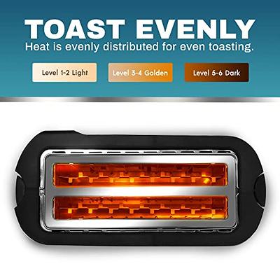 4-Slice Long Slot Toaster, Wide Slots – Shop Elite Gourmet - Small