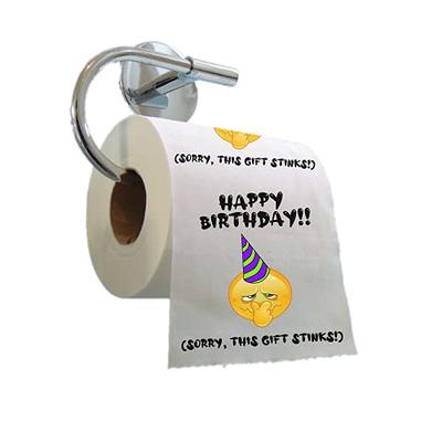 Happy Birthday (Sorry, This Gift Stinks) - Funny Toilet Paper - Funny Gift  - Printed Loo Roll - Novelty Birthday Present & Silly Birthday Party  Decorations - Yahoo Shopping