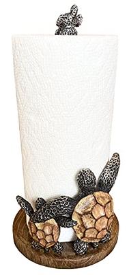 Sea Turtle Love Decorative Paper Towel Holder - Nautical Ocean