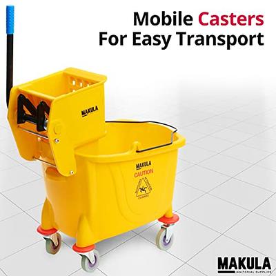 AS-MOP-WRINGER Yellow Mop Bucket & Wringer Combo, 36 Qt.