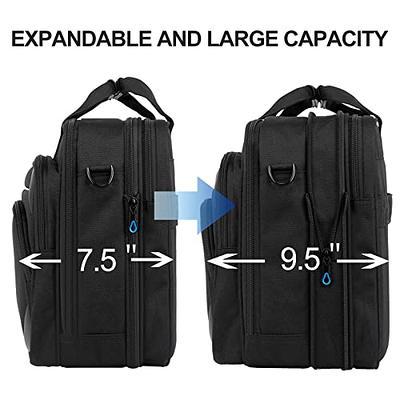 Taygeer Laptop Bag 15.6 inch,Water Resistant Briefcase, 15inch Expandable Messenger Shoulder Bag