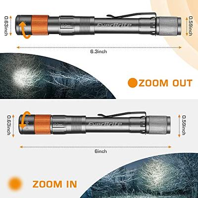 Super Small Mini LED Flashlight Battery-Powered Handheld Pen Light Tactical Pocket Torch with High Lumens for Camping, Outdoor, Emergency, Everyday