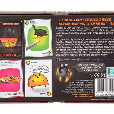 Exploding Kittens Original Edition Party Card Game, 15 Mins, Ages 7 and up,  2-5 Players. - Yahoo Shopping