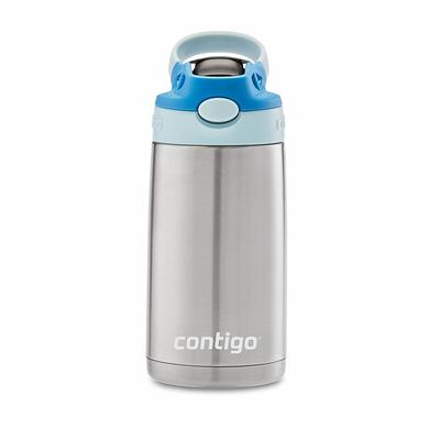 Contigo 13oz Stainless Steel AutoSpout Kids' Water Bottle Blue