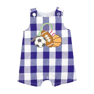 Mud Pie Toddler Boy's Sports Baby Jon Jon in Blue, Size 12-18 Months