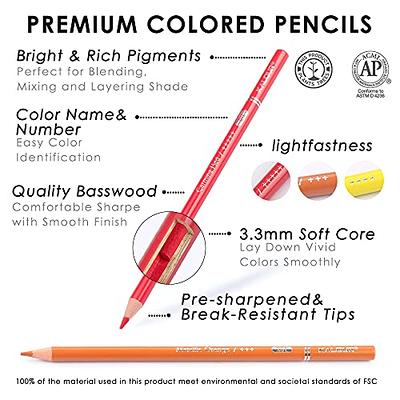 KALOUR Professional Colored Pencils,Set of 300 Colors,Artists Soft Core  with Vibrant Color,Ideal for Drawing Sketching Shading,Coloring Pencils for  Adults Artists Beginners - Yahoo Shopping