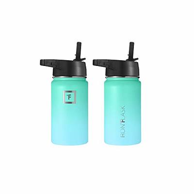 Best Deal for Iron Flask Sports Water Bottle - 14 Oz, 3 Lids (Straw Lid)