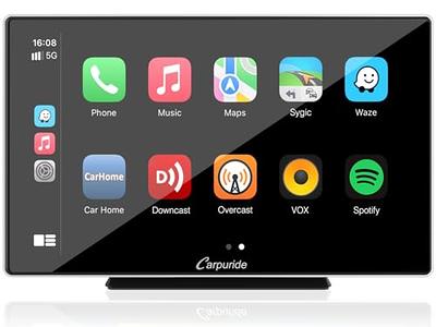 2024 Newest Carpuride W702 Portable Wireless Apple Carplay & Android Auto  Screen for Motorcycle, Navigation GPS 7 Inch Touch Screen, Dual Bluetooth,  IP67 Waterproof Stereo for Motorbike : Electronics 