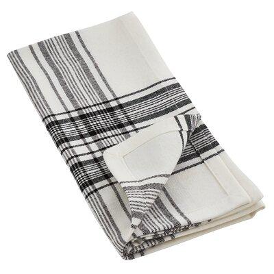 Gracie Oaks Cotton Plaid Kitchen Towels