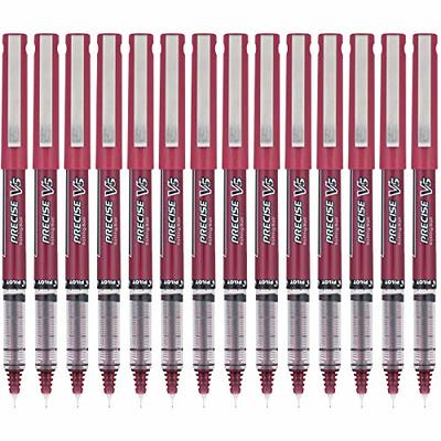 Pilot Precise V5 Retractable Rolling Ball Pens, Extra Fine Point, Assorted Ink, 8 Count, Size: 0.5 mm