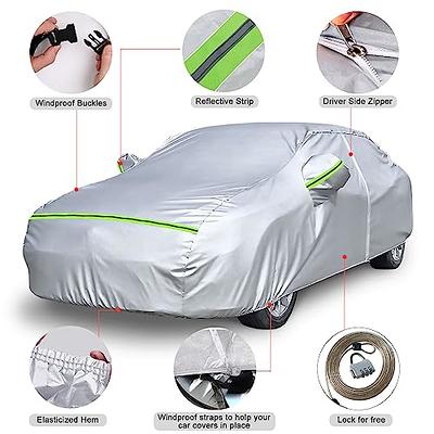 Waterproof Car Covers Replace for 2013-2023 Lexus IS200 IS250 IS350 F  Sport, 6 Layers All Weather Custom-fit Car Cover with Zipper Door &  Windproof Bands for Snow Rain Dust Hail Protection 