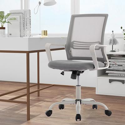 Flysky Ergonomic Office Desk Chair Breathable Mesh Swivel Computer Chair,  Lumbar Back Support Task Chair, Office Chairs with Wheels and Flip-up