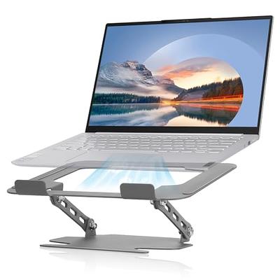 SOUNDANCE Laptop Stand for Desk, Metal Computer Riser, Heavy Stable PC  Holder, Ergonomic Laptops Elevator for 12 to 17.3 Inches Notebook Computer