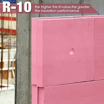 Hanaive 4 Pcs Pink Insulation Foam, Thick Insulating XPS Foam