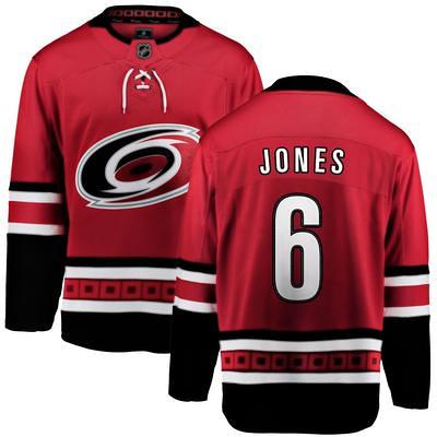 Men's Fanatics Branded Sebastian Aho Red Carolina Hurricanes Alternate Premier Breakaway Player Jersey