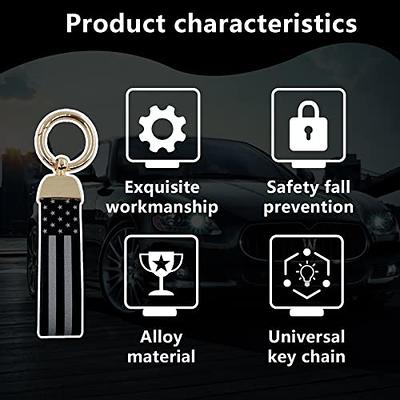  Gematay Microfiber Leather Car Keychain, Universal Car