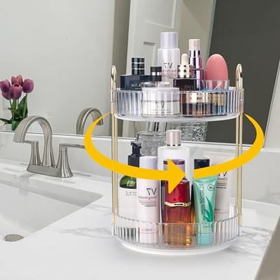 High-capacity 360 Rotating Makeup Organizer For Vanity - Perfect