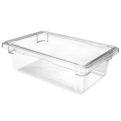 Cambro 4 3/4 Gal Clear Plastic Food Storage Container - 18L x 12