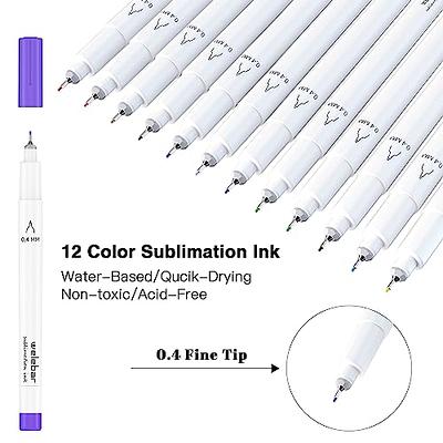 Welebar 0.4 Tip Infusible Pens for Cricut Maker/Maker 3/Explore 3/Air  2/Air, 7 Pack Assorted Sublimation Ink Pens for Mugs, T-shirt, DIY Crafts -  Yahoo Shopping