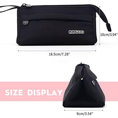 CICIMELON Multifunctional Pencil Pen Marker Case Pouch Bag  Holder Small Cute Capacity for High Middle Primary School Student Aesthetic  Teen Girl Boy Office Men Women Nurse Adults Portable (Black) : Office