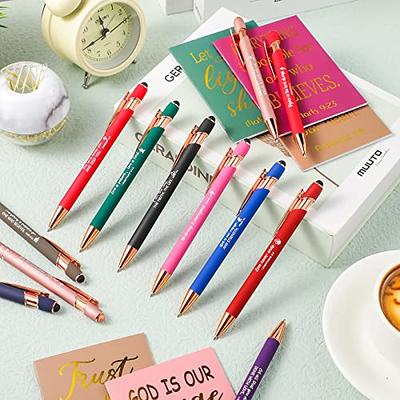 Yeaqee 120 Pcs Christmas Ballpoint Pens Vibrant Stylus Pen for