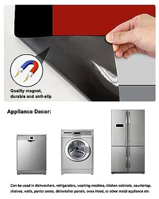  Abstract Fractal Pattern Washer and Dryer Cover Fridge