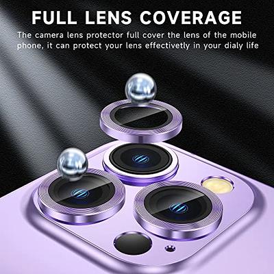 SaharaCase ZeroDamage Camera Lens Protector for Apple iPhone 14 and iPhone 14 Plus 2/Pack Purple