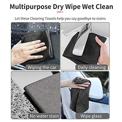 Thickened Magic Cleaning Cloth, Microfiber Glass Cleaning Cloth Rags,  Reusable Cleaning Cloths