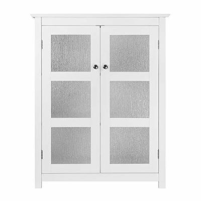 Elegant Home Fashions Dawson Floor Cabinet with Single Door White