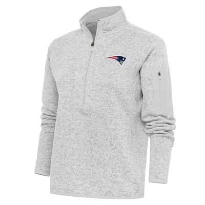 New England Patriots Antigua Women's Victory Full-Zip Hoodie - White