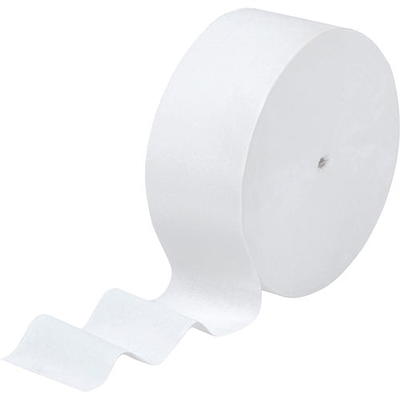 Lavex 1-Ply Jumbo 1400' Toilet Paper Roll with 9 Diameter - 12/Case