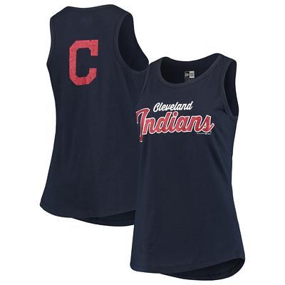 Pro Standard Cleveland Indians White Red, White & Blue T-Shirt