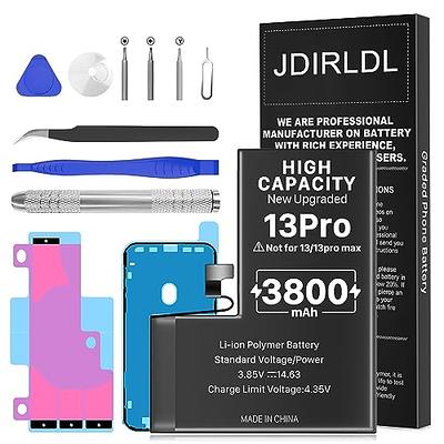 Battery for iPhone X,Upgraded 4600mAh Ultra High Capacity New 0 Cycle  Replacement Battery for iPhone X Model A1865, A1901, A1902 with Complete