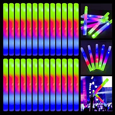 MGparty LED Foam Glow Sticks Bulk 36PCS Light Up Glow Sticks with