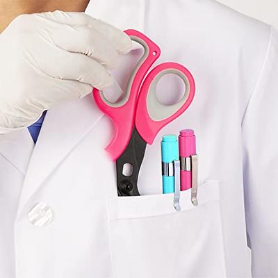 Pink - Set of 2 Pcs Pink EMT First Responder 7.5 Shears + Pink Pen